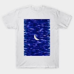 Slice Of A Moon. For Moon Lovers. Bright Moon Collection T-Shirt